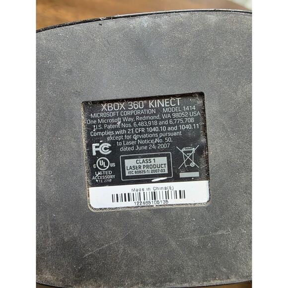 Microsoft Xbox 360 Kinect Motion Sensor Bar Official Genuine OEM Model 1414 - Picture 11 of 13